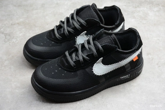  Air Black 1 Force O-W (TD) BV0853-001  Low 0802